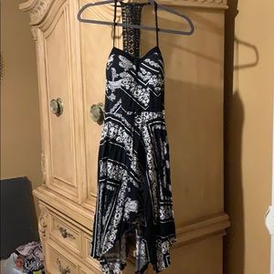 Black and white dress